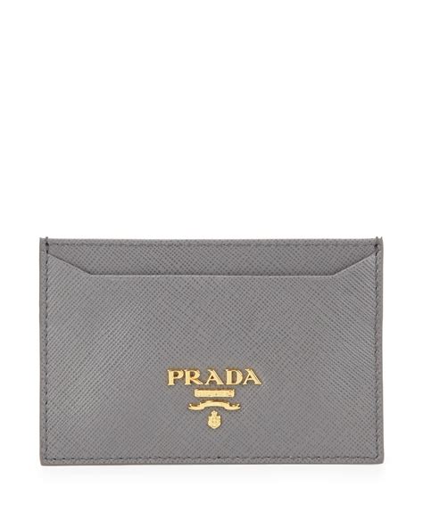 portacarte saffiano prada|Prada Saffiano Card Holder .